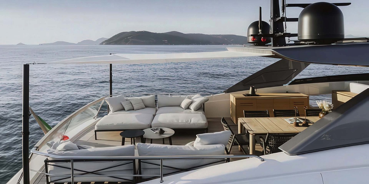 Аренда мега яхты Sanlorenzo SL86A ALMA BLU в Италии и Сардинии